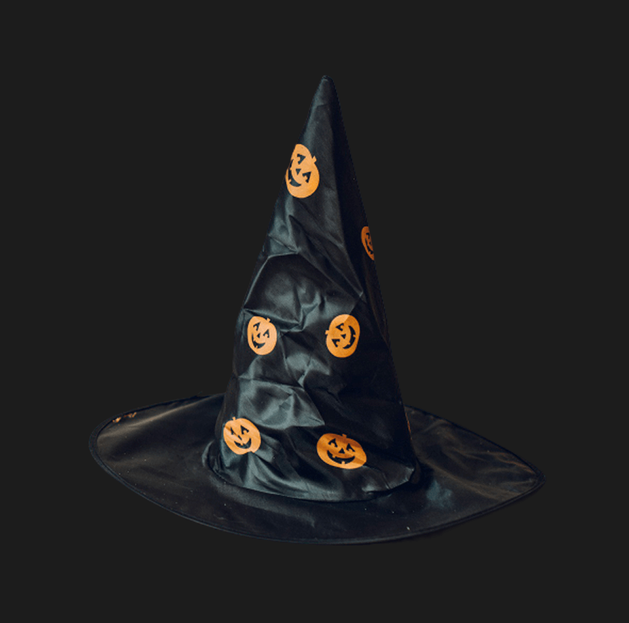 Pumpkin Witch Hat