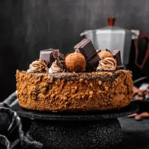 Freshly Baked Classic Chocolate Cake