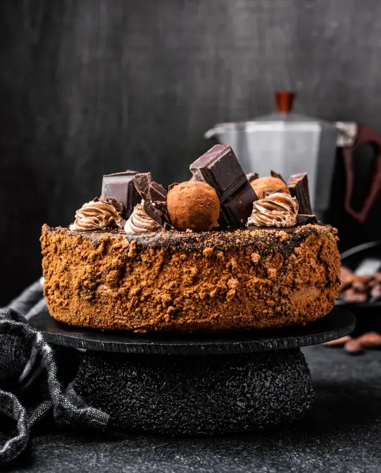 Freshly Baked Classic Chocolate Cake