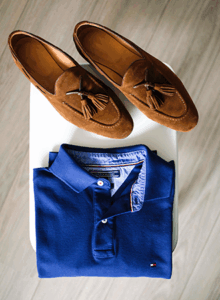 Casual Loafer & Shirt Combo