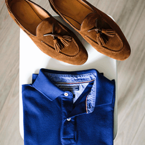 Casual Loafer & Shirt Combo