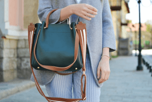 Simple leather bags for casual days