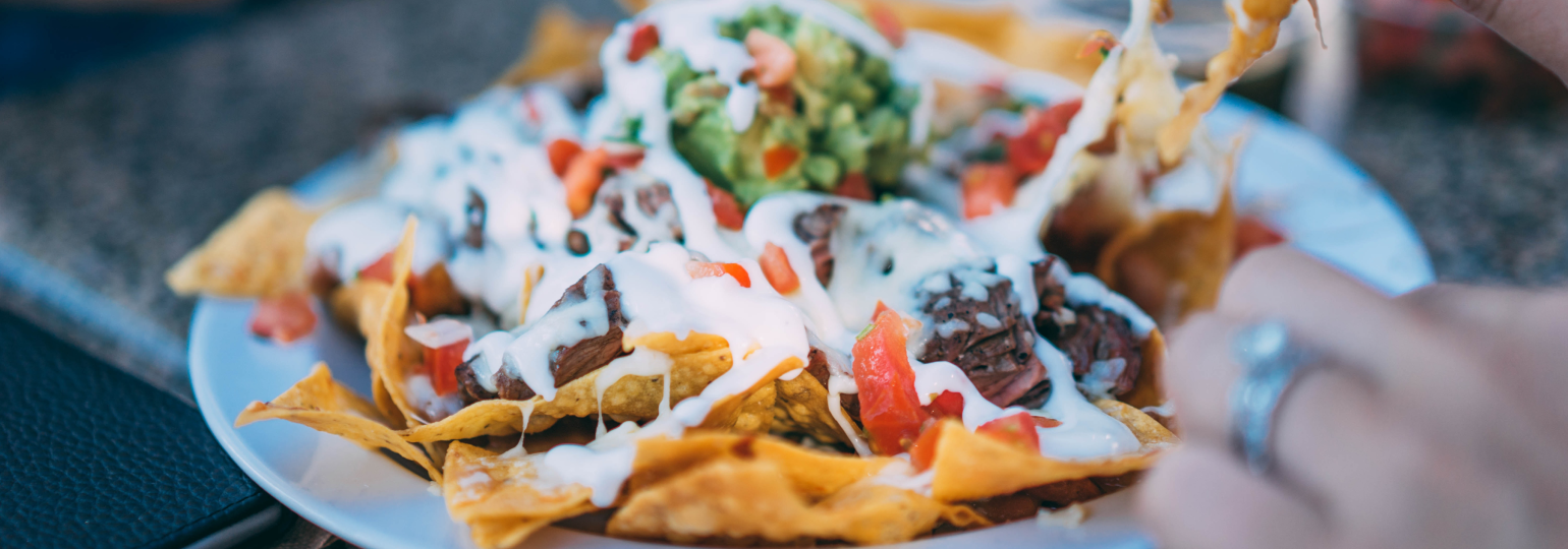 Eggs, bacon, mac & cheese