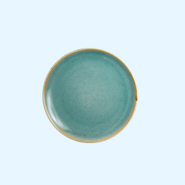 Blue Confetti Plate