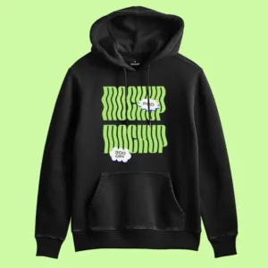 Black and Green Hoodie