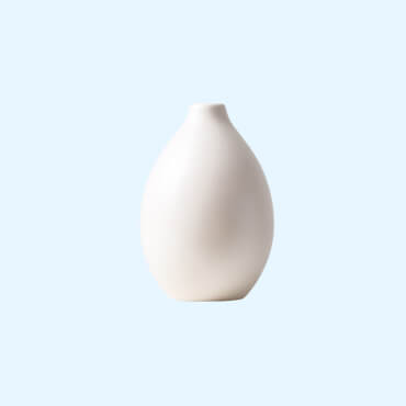 White Flower Vase