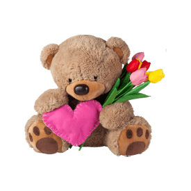 Teddy With Flower