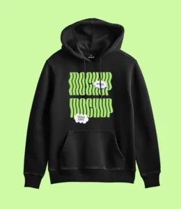 Black and Green Hoodie